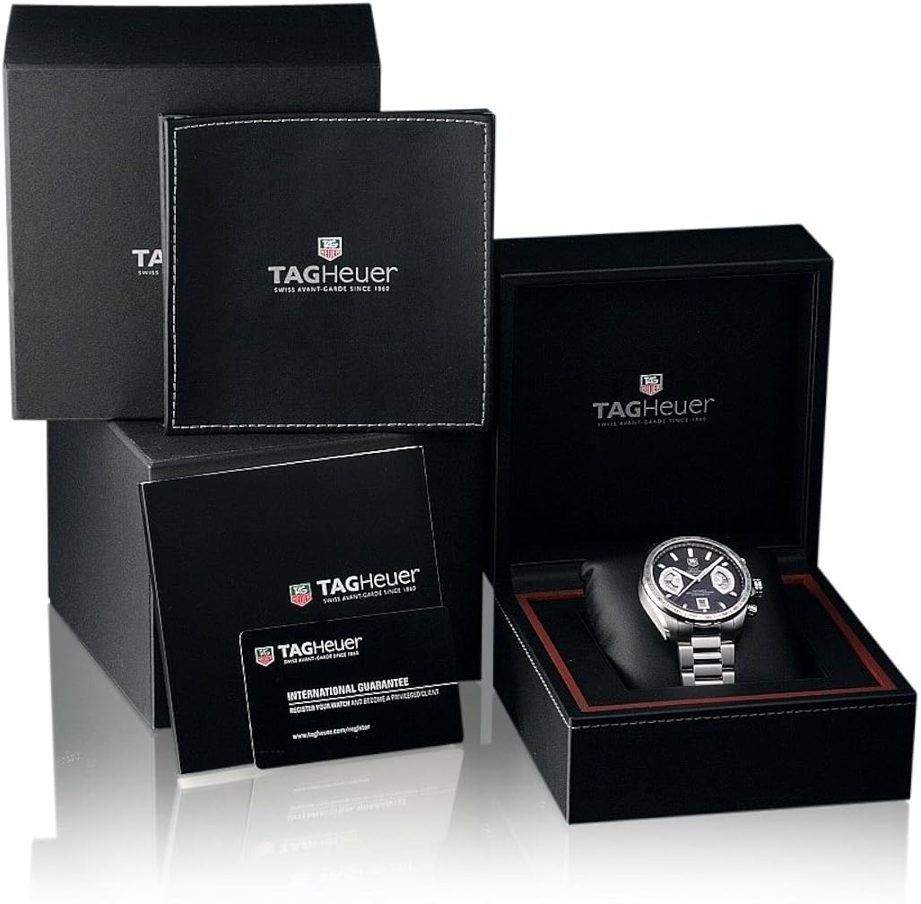 TAG Heuer - Reloj de pulsera hombre, acero inoxidable, color gris: Amazon.es: Relojes