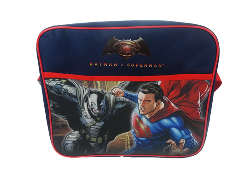 Batman v Superman Courier Messenger Shoulder School Bag