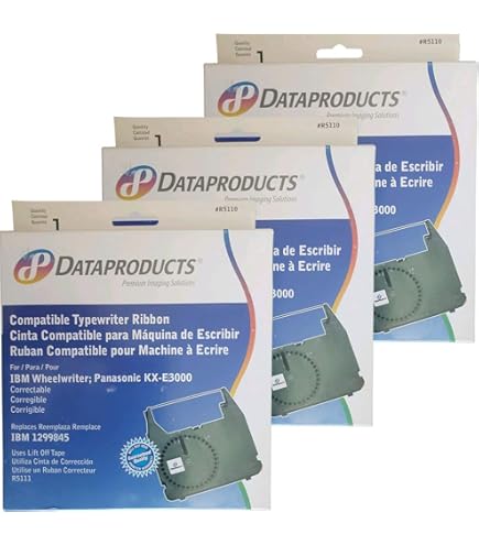 Amazon.com: For IBM Wheelwriter - Black Correctable 1299845