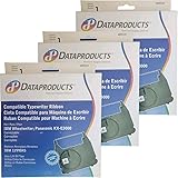 3 X Dataproducts #R5110 Typewriter Ribbon for IBM