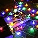 Toodour Globe String Lights, 36ft 80 LED Fairy Lights with 8 Modes, Timer, Globe Ball led String Lights for Party, Home, Wedding, Room, Holiday Decorations (Multicolor)