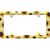 Cruiser Accessories Sunflowers License Plate Frame