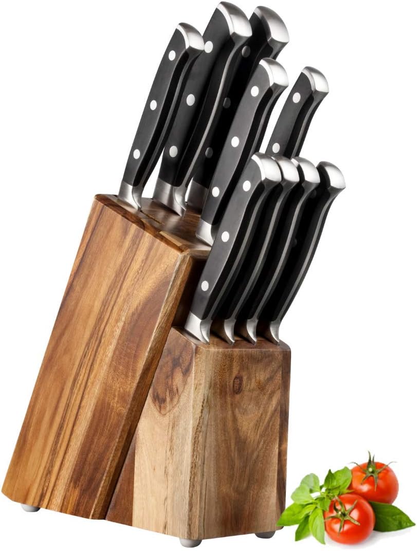 Taylor's Eye Witness Premier 9 Piece Kitchen Knife Wooden Block Set