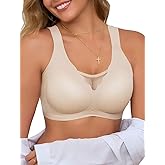AriaEve Jelly Bras for Women No Underwire Wireless Seamless Bras Full Coverage Comfortable Bras Everyday Bra