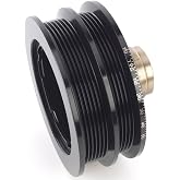 JEGS 51612 LS1 Harmonic Balancer/Damper | 25% Underdrive Pulley, 6.22" Diameter