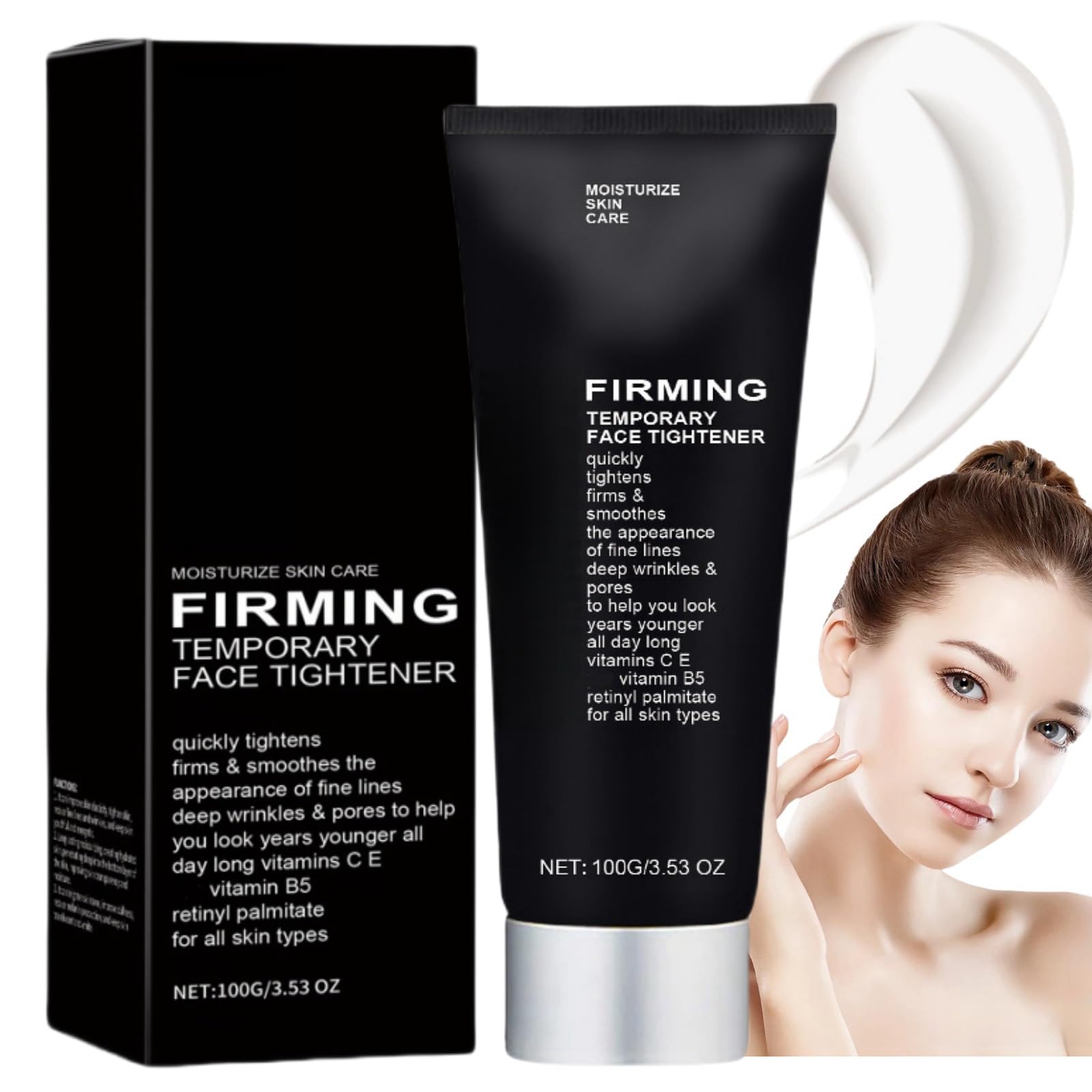 100g Face Tightener Anti Wrinkle Firming Cream,Skin Tightening Cream for Face,Firming Face Cream,Anti Aging Face Cream,Advanced Firming and Wrinkle Reducing Cream,Smooth Fine Lines and Pores for Face