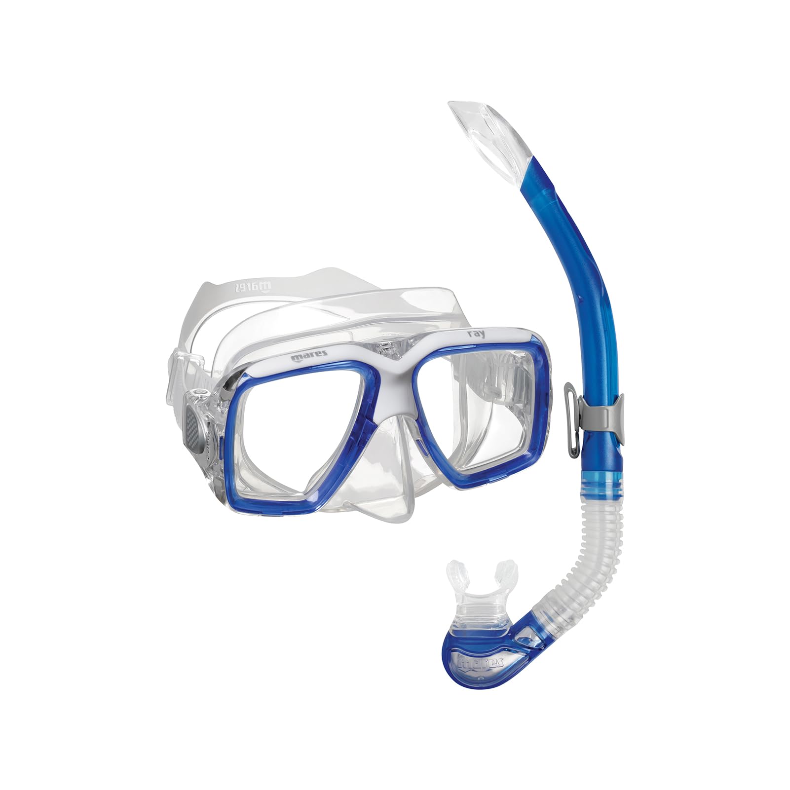 Mares Mask Plus Snorkel Ray Diving Kit - Transparent/CL, SFBLWCL
