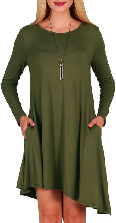 long sleeve tee shirt dress