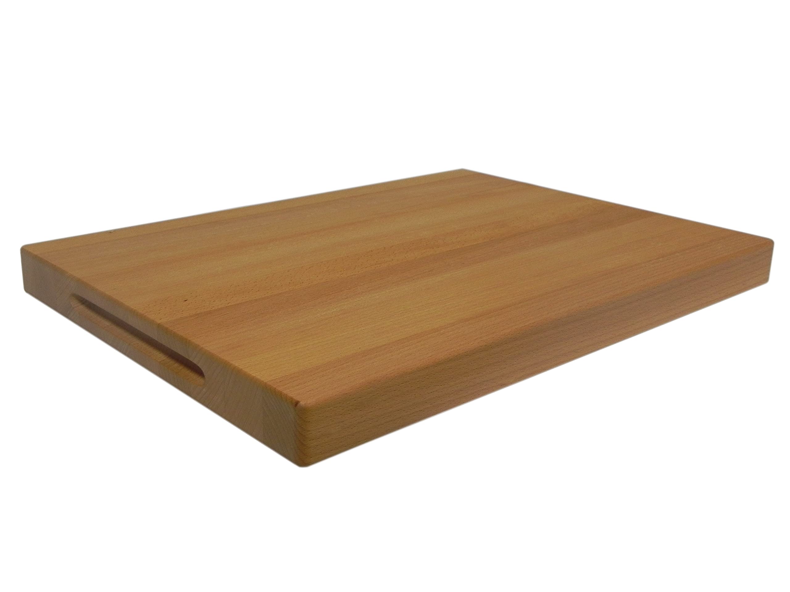 Wooden World - Beech Wood Cutting Board, Very Solid Wood - 38 x 29 x 4 cm