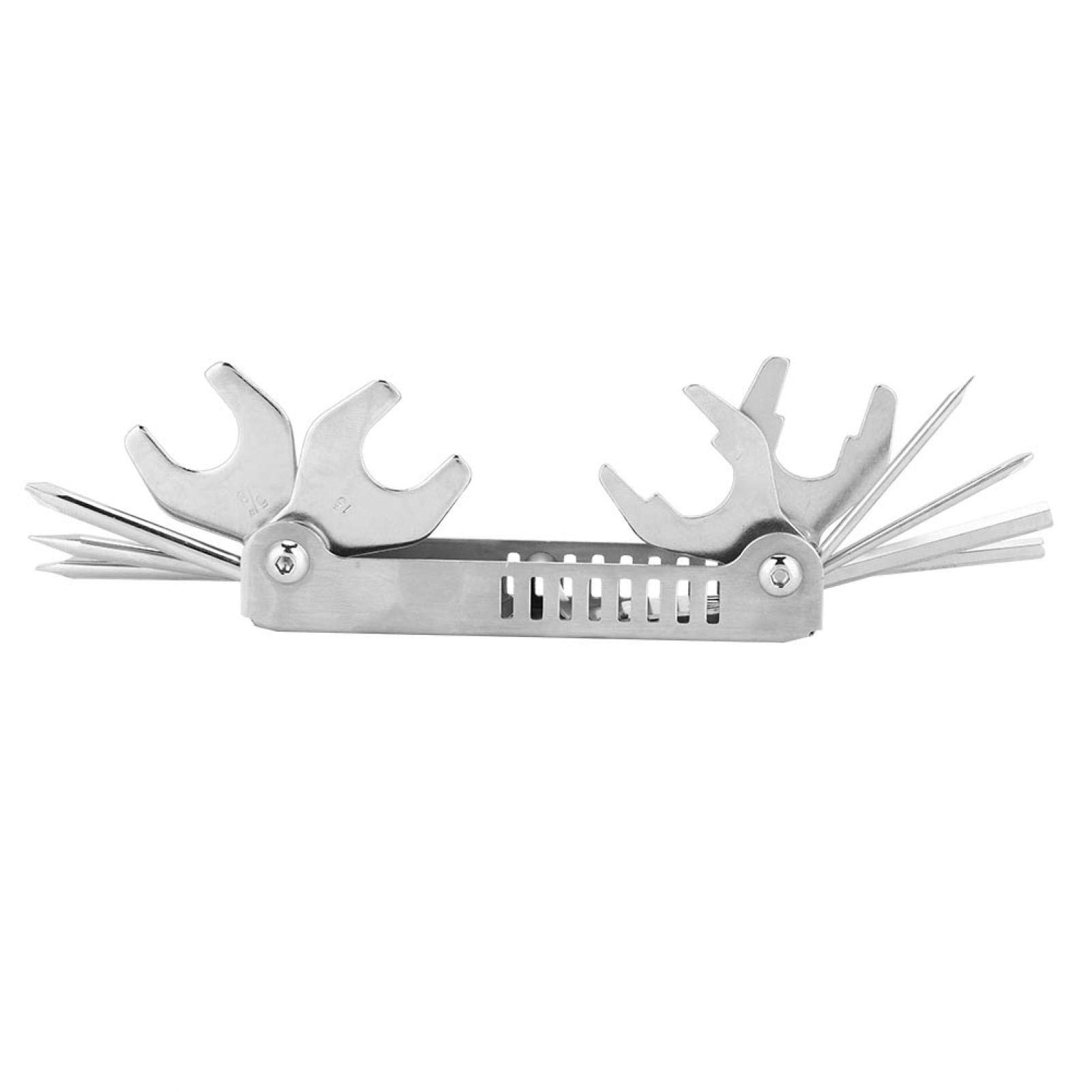 BigKing Folding Allen Key Wrench, Wrenches Screwdriver Dive Tool, 8 in 1 Diver Repair Multi Tool Set, Scuba Diving Diver Pick Valve Repair Multi Tool Set for Repairing & Adjusting