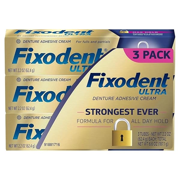 FIXODENT ULTRA MAX HOLD DENTAL ADHESIVE (2.2 OZ....