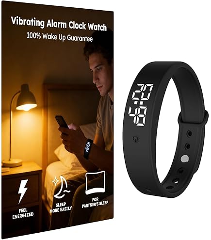 bluetooth bracelet vibrating alert Amazon.com: CoolFire Vibrating Alarm Clock Wristband, Silent Wake-Up Watch  for Heavy Sleepers, Won't Disturb Partner, Vibration Alarm Band for  Couples/Roommates, Deaf/Hearing Impaired, 4 Alarms, Bluetooth App,  Rechargeable (Black) : Home & Kitchen main image 1