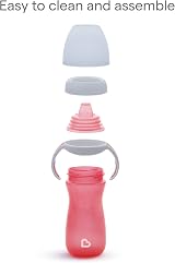 Munchkin Gentle Transition Baby Bottles 2 Pack 10oz Spout Handles Pink Purple view 5