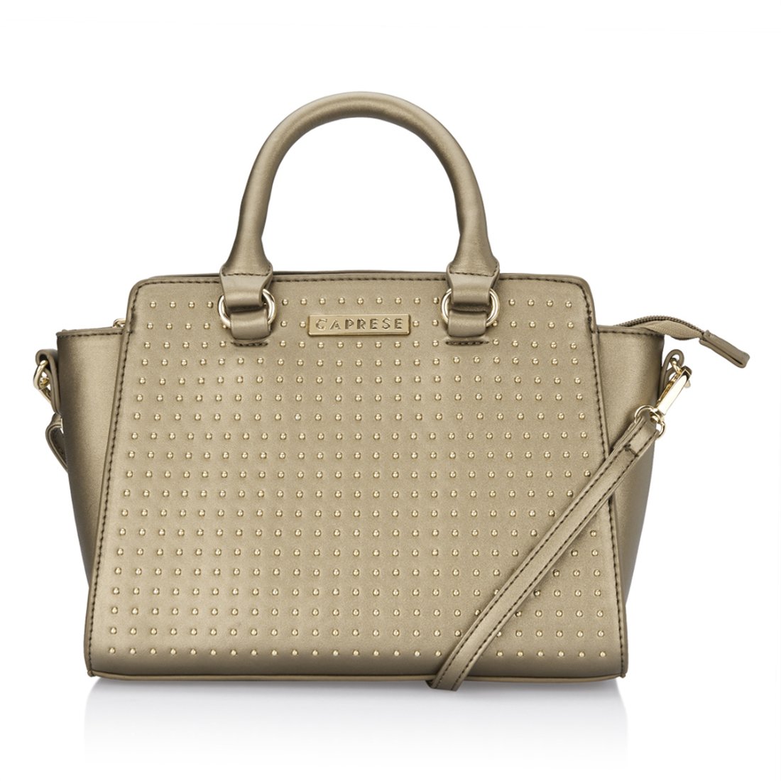 caprese jena women's satchel (dull gold) ()