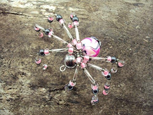 Pink Marble Bead Spider