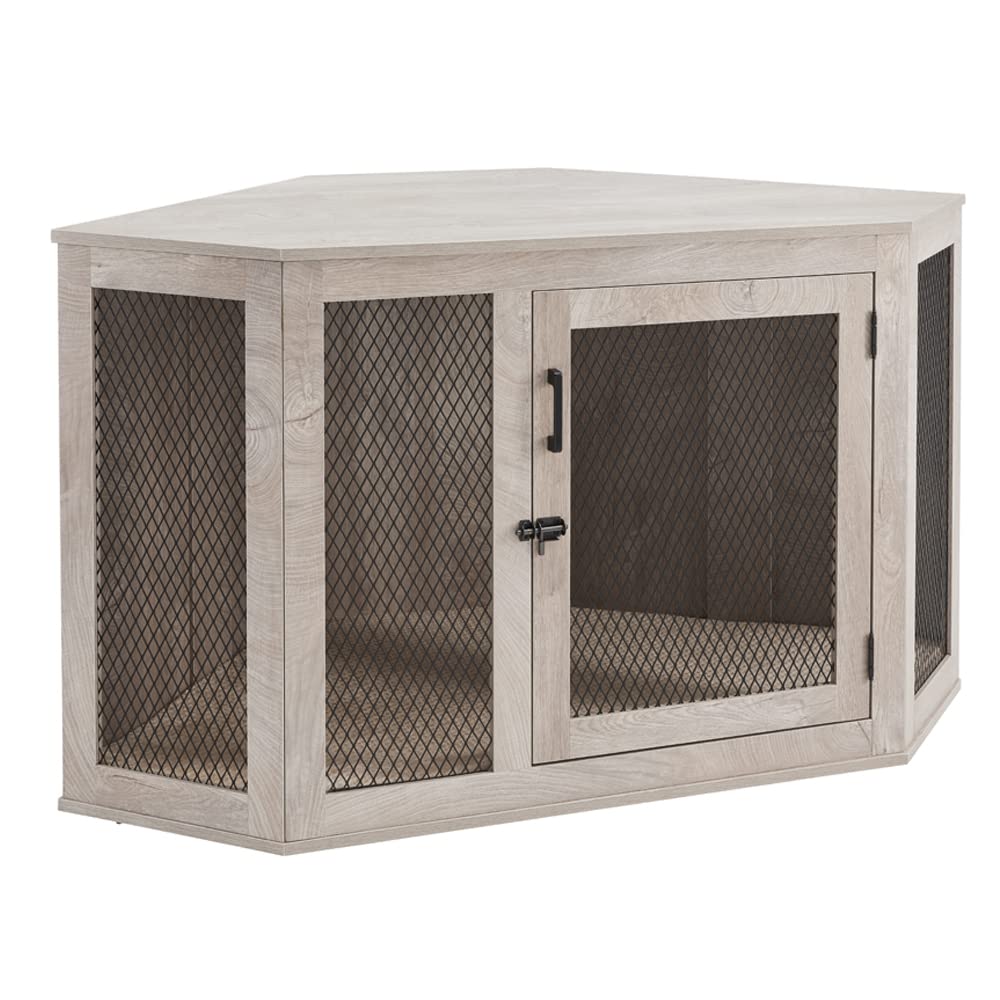 unipaws Large Corner Dog Crate for Medium Large