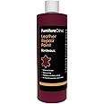 Furniture Clinic Leather Repair Paint | 2-in-1 Seal and Color | Use on Scratches, Tears, and Holes in Car Seats, Furniture | Quick and Easy Leather Repair Kit for Furniture (Bordeaux, 500ml / 17oz)