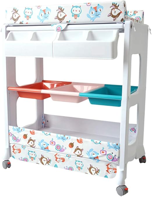 baby change table storage baskets