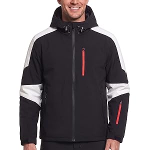 Men's Lightweight Softshell Waterproof Jacket Hiking Outdoor | Water Resistant Breathable Jacket for Hiking, Camping, Running