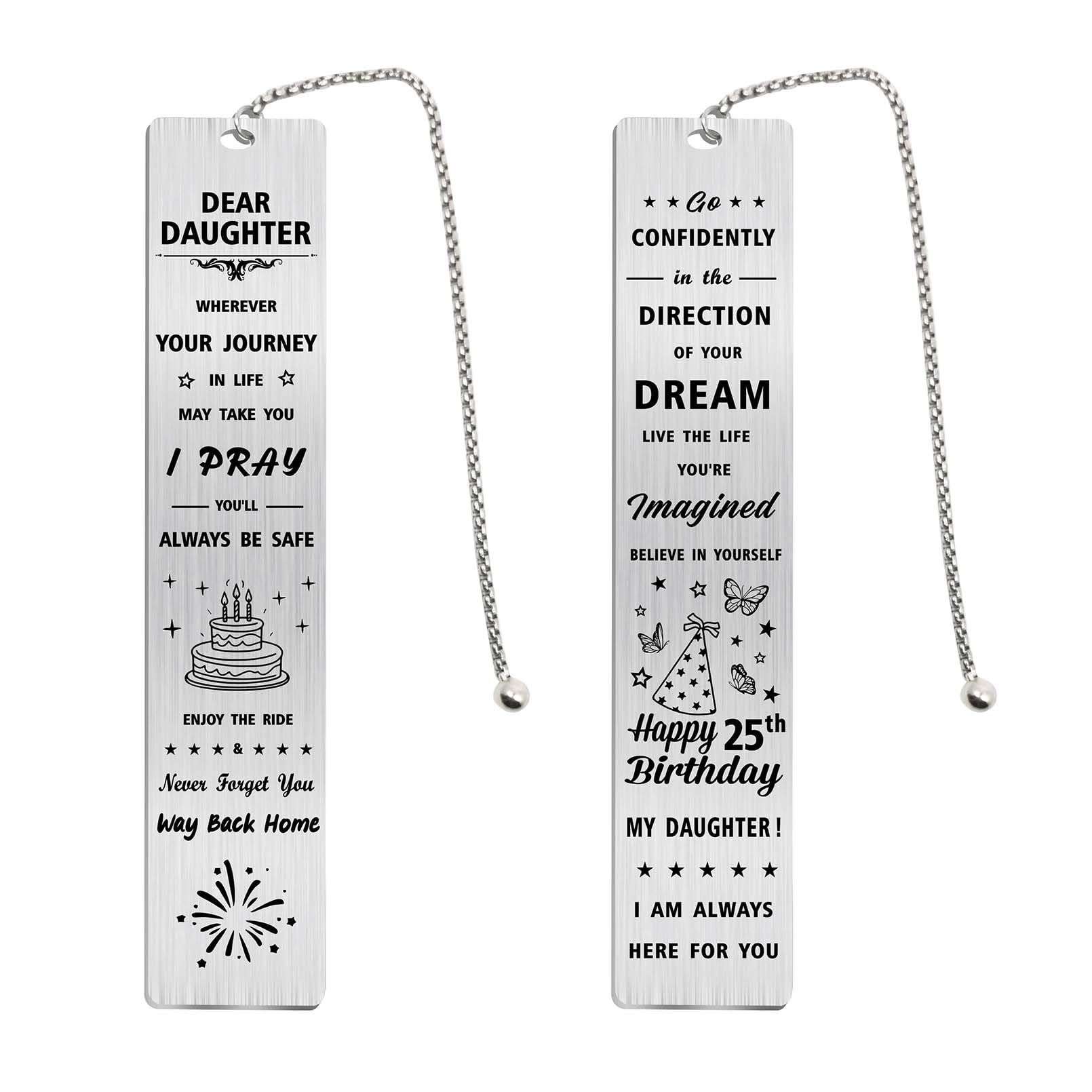 25 Year Old Birthday Gifts for Daughter Daughter 25th Birthday