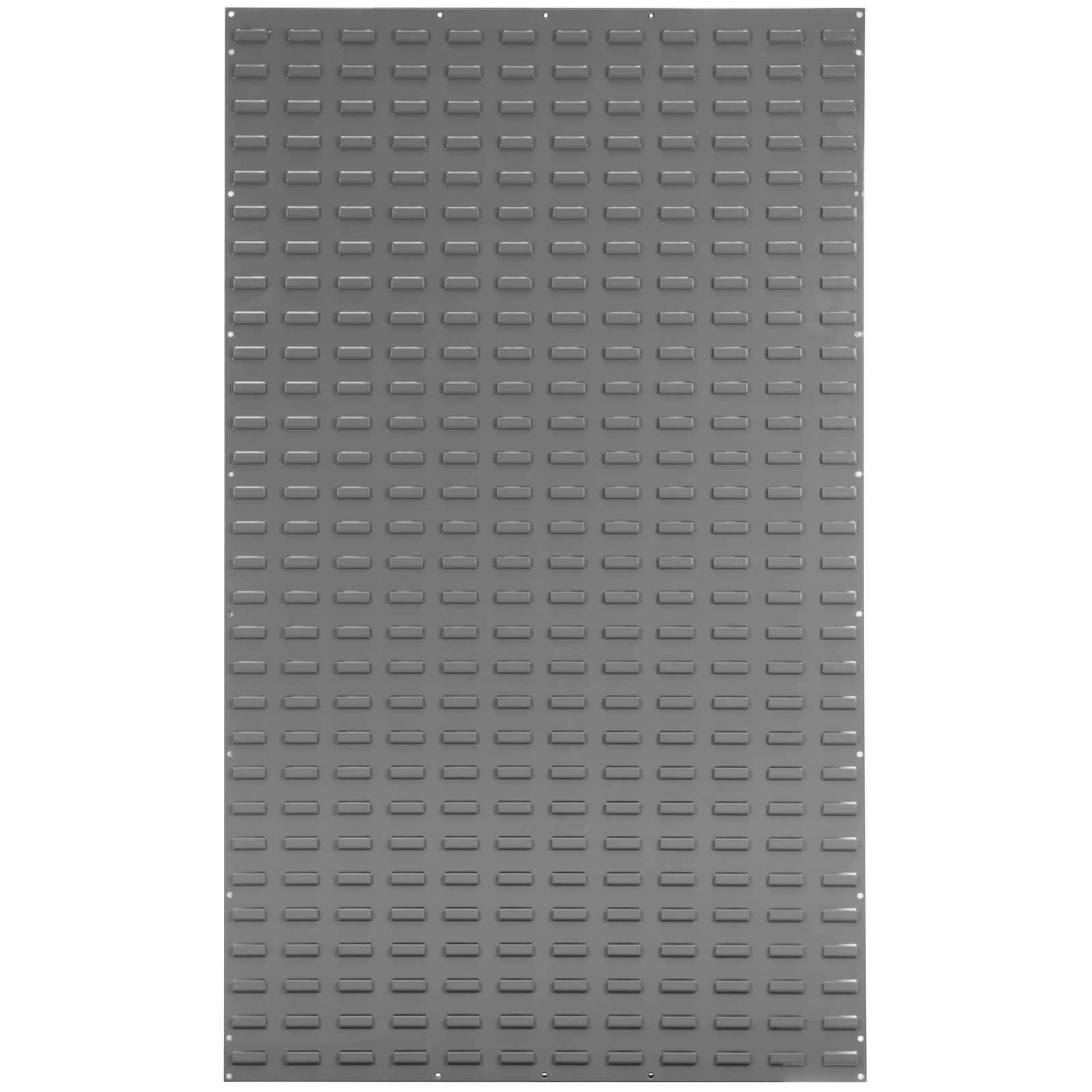 Akro-Mils 30161 Heavy Duty Wall Mount Garage Storage Steel Louvered Panel | Wall Storage Bin Hanging Organizer System for AkroBins, 36-Inch W x 61-Inch H, Grey, Single