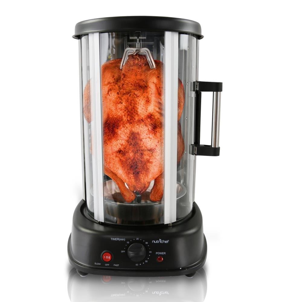 NutriChef Countertop Vertical Rotating Oven Rotisserie Shawarma