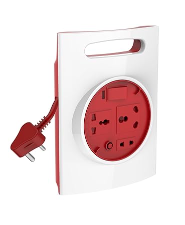 Goldmedal Curve Plus 205132 Plastic 16A G-Expert 3-Pin 3.5m High Grade Cable Extension Cord (White and Red)