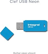 Integral 512GB Neon Blue USB 3.2 Gen 1 Flash Drive view 2
