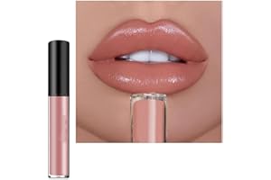 JUDUNA 12 Color Cream Lip Gloss, 2024 New Waterproof Long-Lasting Moisturizing Velvet Lip Lipstick, Non-Stick to Cup, Non-Fading, Hydrating Lip Tint Natural Jelly Lipstick (02#, 6 ML)