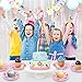 JCKSY T-Meet 40 PCs Cute Shark Party Plates Baby Birthday Party Supplies for Shark Party Tableware Decorations, 7 inches