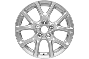 PART SYNERGY Partsynergy Replacement For New 17 Inch Aluminum Wheel Rim Fits 2014-2018 Jeep Cherokee 5 Lug 110mm 10 Spokes 17x7 inch