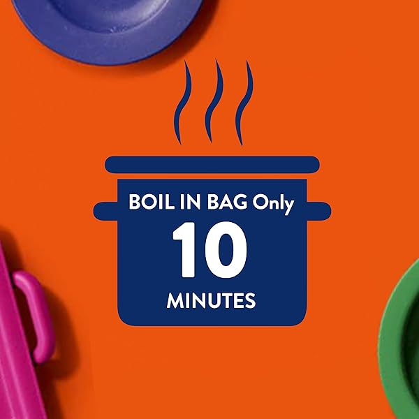 BEN’S ORIGINAL ENRICHED PARBOILED LONG GRAIN WHITE RICE, BOIL IN BAG RICE, 15.8 OZ BOX (PACK OF 12)