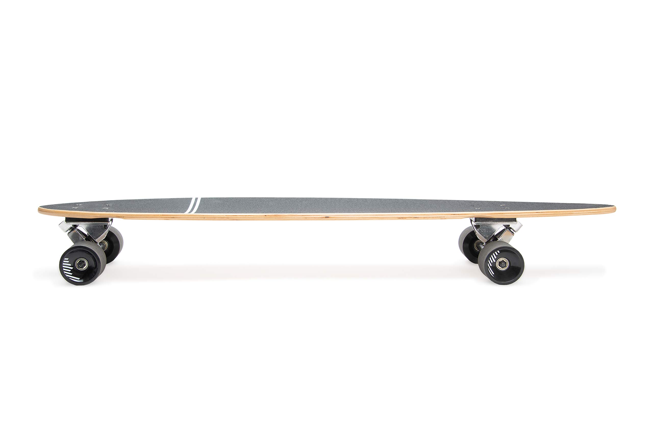 Galleon Retrospec Zed Longboard Pintail Bamboo Long Board Skateboard