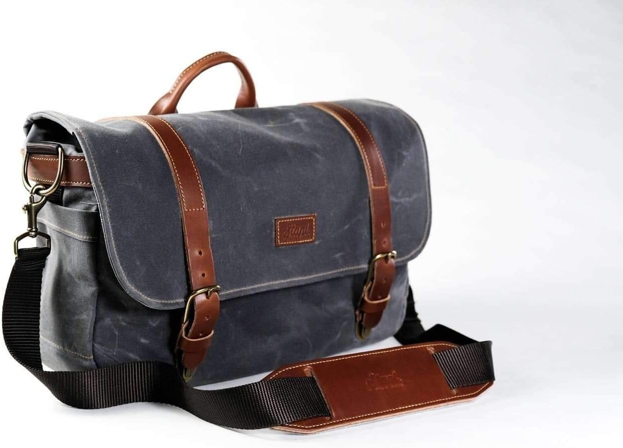 horween leather messenger bag