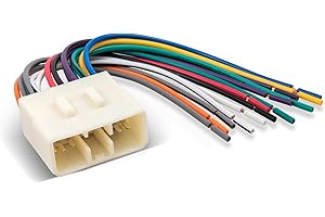 RED WOLF Aftermarket Radio Wire Harness Stereo CD Player Install Adapter Connector Compatible with 1997-2008 Subaru WRX Impre