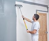 ProDec 2-4ft Fibreglass Aluminium Extension Pole for Paint Rollers Screw Push view 6