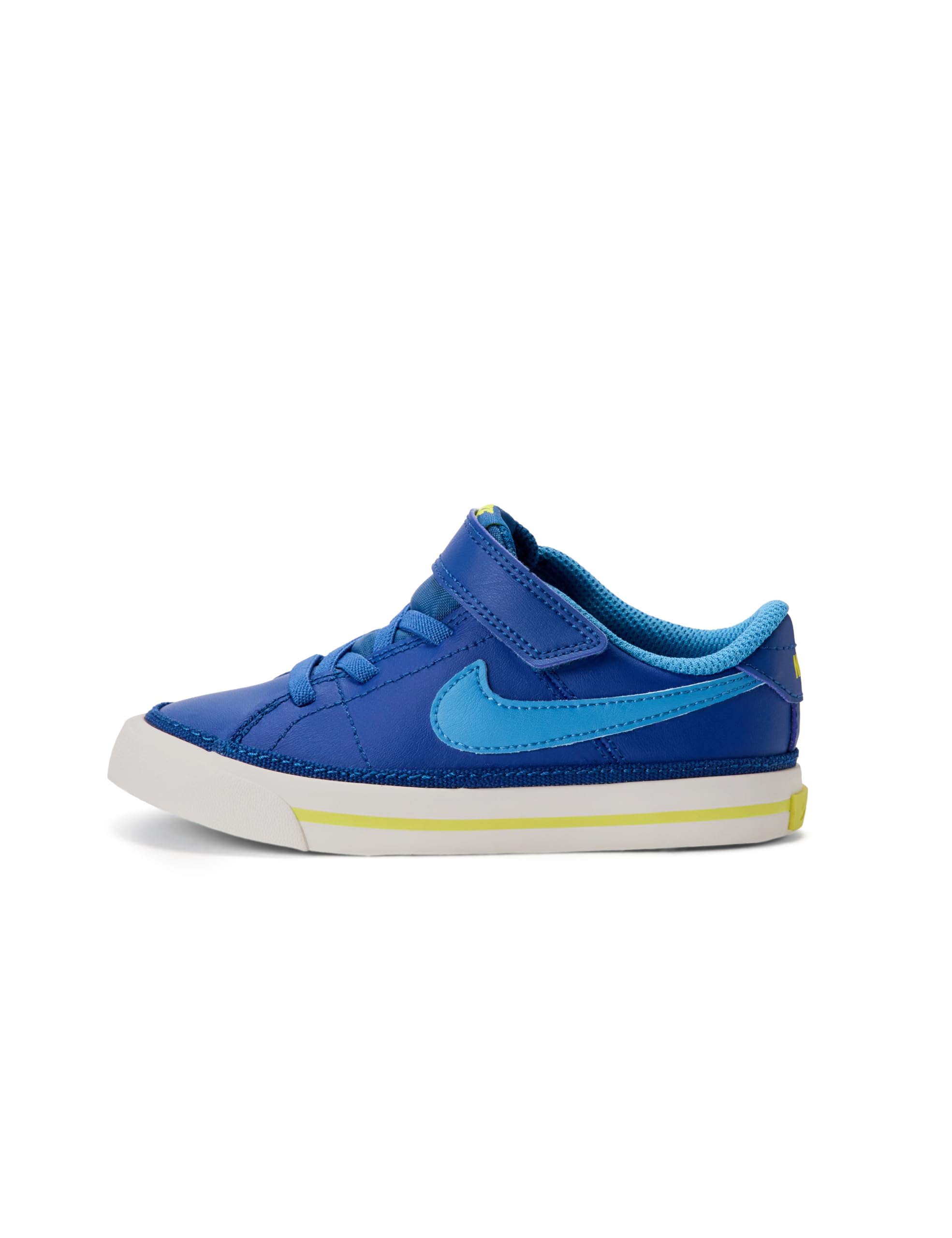 Nike Big Kid's Court Legacy Shoes, Court Blue/Dutch Blue-Sonic Yellow, 4.5Y Image