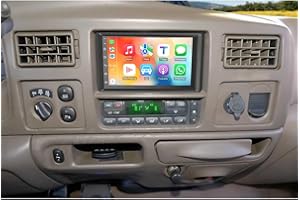 7 inch Double Din Car Stereo for Ford Excursion 2000-2005 Radio Upgrade with Backup Camera Touch Screen Radio for Ford Excurs