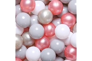 GOGOSO Ball Pit Balls for Toddlers 1-3, Pack of 50pcs Phthalate Free BPA Free Non-Toxic 2.75-Inch Crush Proof Play Balls Play Tent Pool Playhouse Playpen Party Decoration