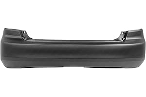 MBI AUTO - Primered, Rear Bumper Cover for 2003 2004 2005 Honda Accord Sedan 4-Door 03 04 05, HO1100208