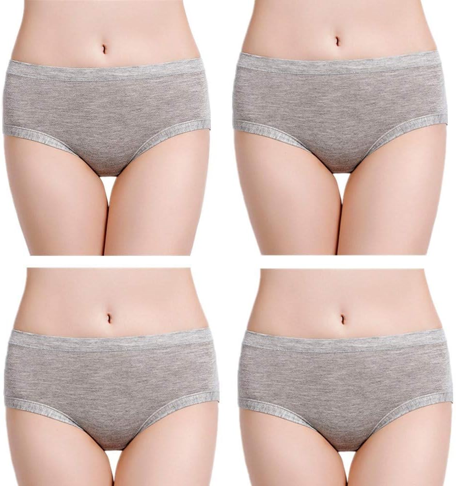 Menstrual Period Briefs Period Pants Seam Breathable Panties Sexy Cozy Underwear Hipster Briefs Pants Women Underwear Knickers Women gray,xxl