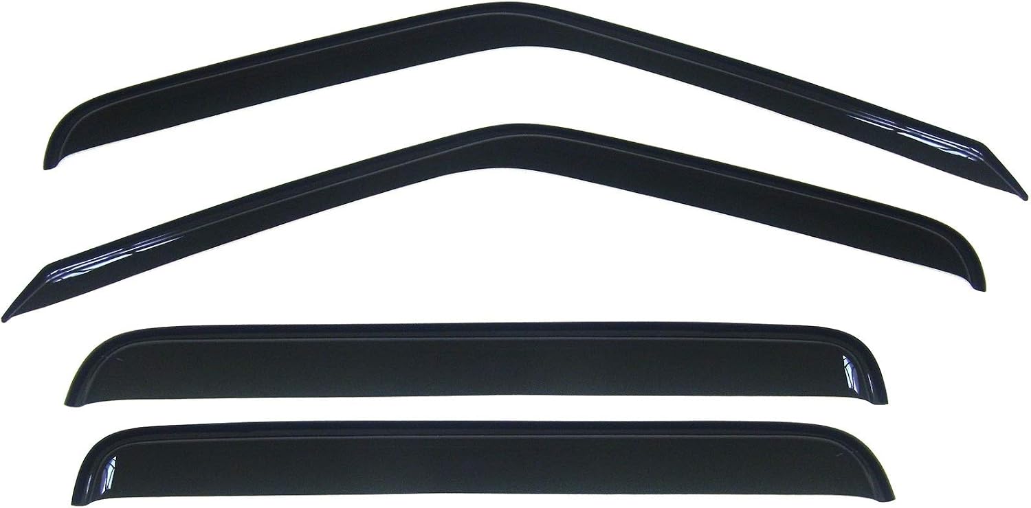 LONGKEES Sun Rain Guard Vent Shade Window Visors Fit 20012004