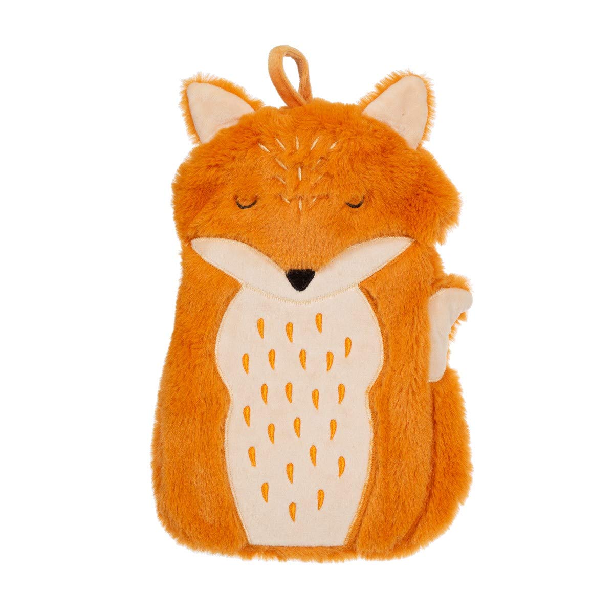 Sass & Belle Finley Fox Hot Water Bottle with Cover – Super Soft and Cosy, Ideal for Adults & Kids – Hot Water Bottle with Cover UK – Cute Winter Gift