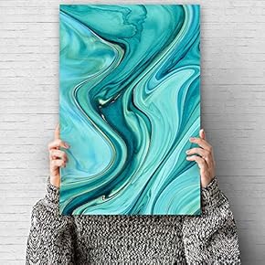 Canvas Wall Art Earth Painting Artwork for Home Prints Framed - 12x18 inches