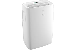 LG 6,000 BTU Portable Air Conditioner, 115V, Cools 250 Sq.Ft. (10' x 25' Room Size), Portable Air Conditioner for Home with Quiet Operation, LCD Remote Control, and Window Installation Kit, White