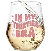 30th Birthday Gifts For Women Friends - In My 30s Era Wine Glass | Funny Birthday Gifts for Her | In My Thirties Decorations | 30 Year Old Present For Her, Sister, Daughter | Wine Tumbler - 15 Oz