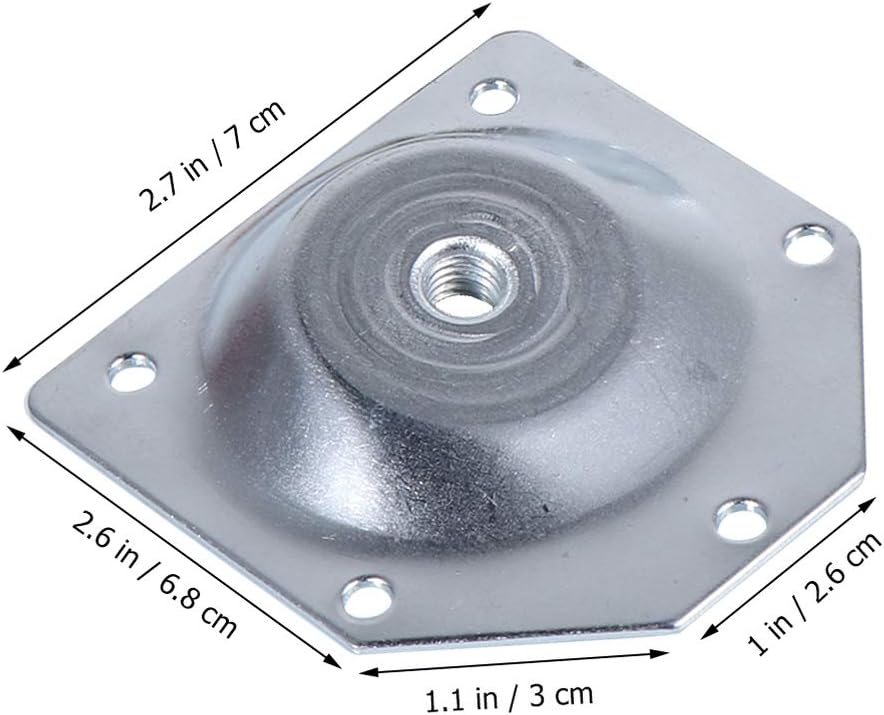 4Pcs Angled Furniture Leg Mounting Plates - Image 4