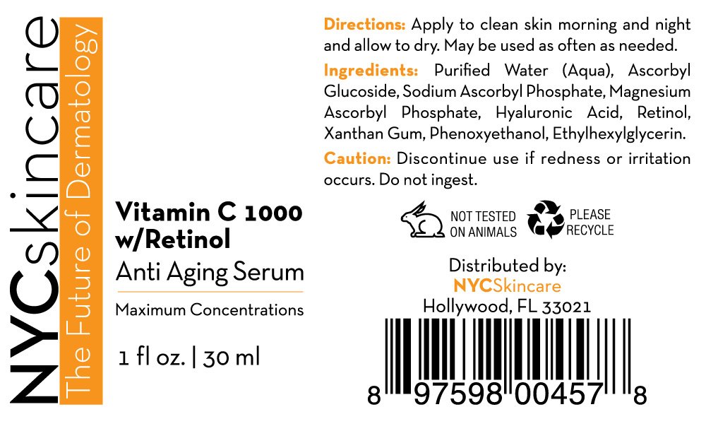 nyc skincare vitamin c 1000 serum with retinol kullananlar