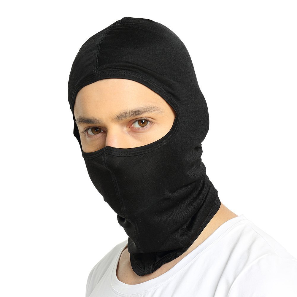 ALASKA BEAR Natural Silk Balaclava Windproof Face Mask for Skiing