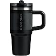 Stanley Quencher ProTour Flip Straw Tumbler with Leakproof Lid 14 oz | Built-In Straw and Handle | Cup Holder Compatible for Travel | Insulated Stainless Steel Cup | BPA-Free | Black Fade